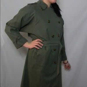 Reduced! Olive Burberry Trench